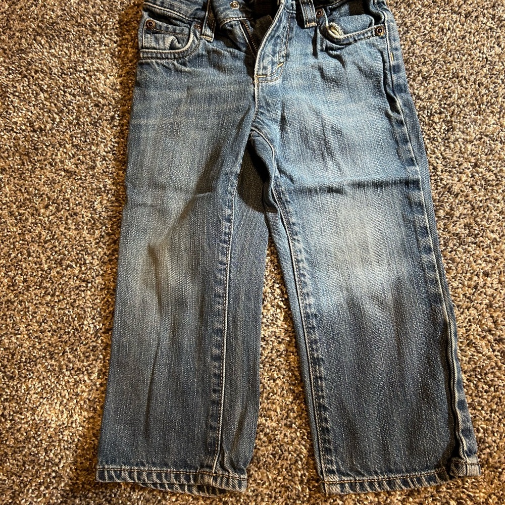 Red Rivet Kids Classic Blue Jeans
